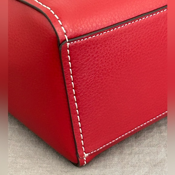 COACH Derby Pebble Leather Tote Bag - Picture 10 of 14